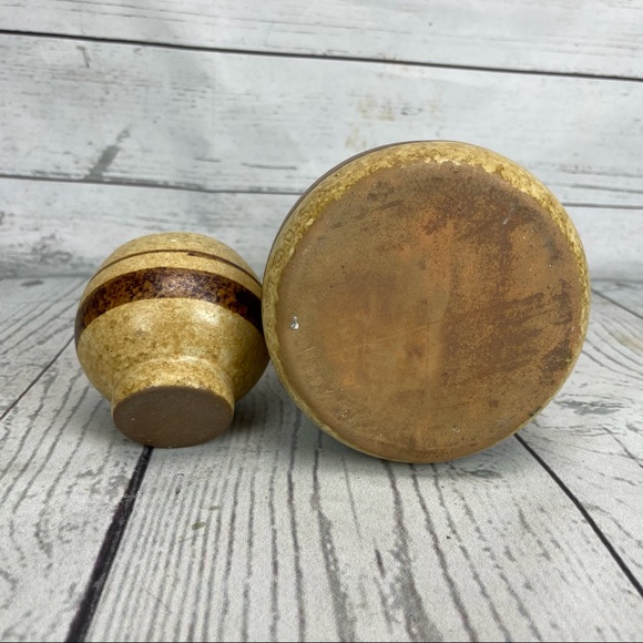 Vintage Robert Maxwell Pottery Craft Tumble Up Set Decanter & Cup Vino MCM Wine - Picture 8 of 10